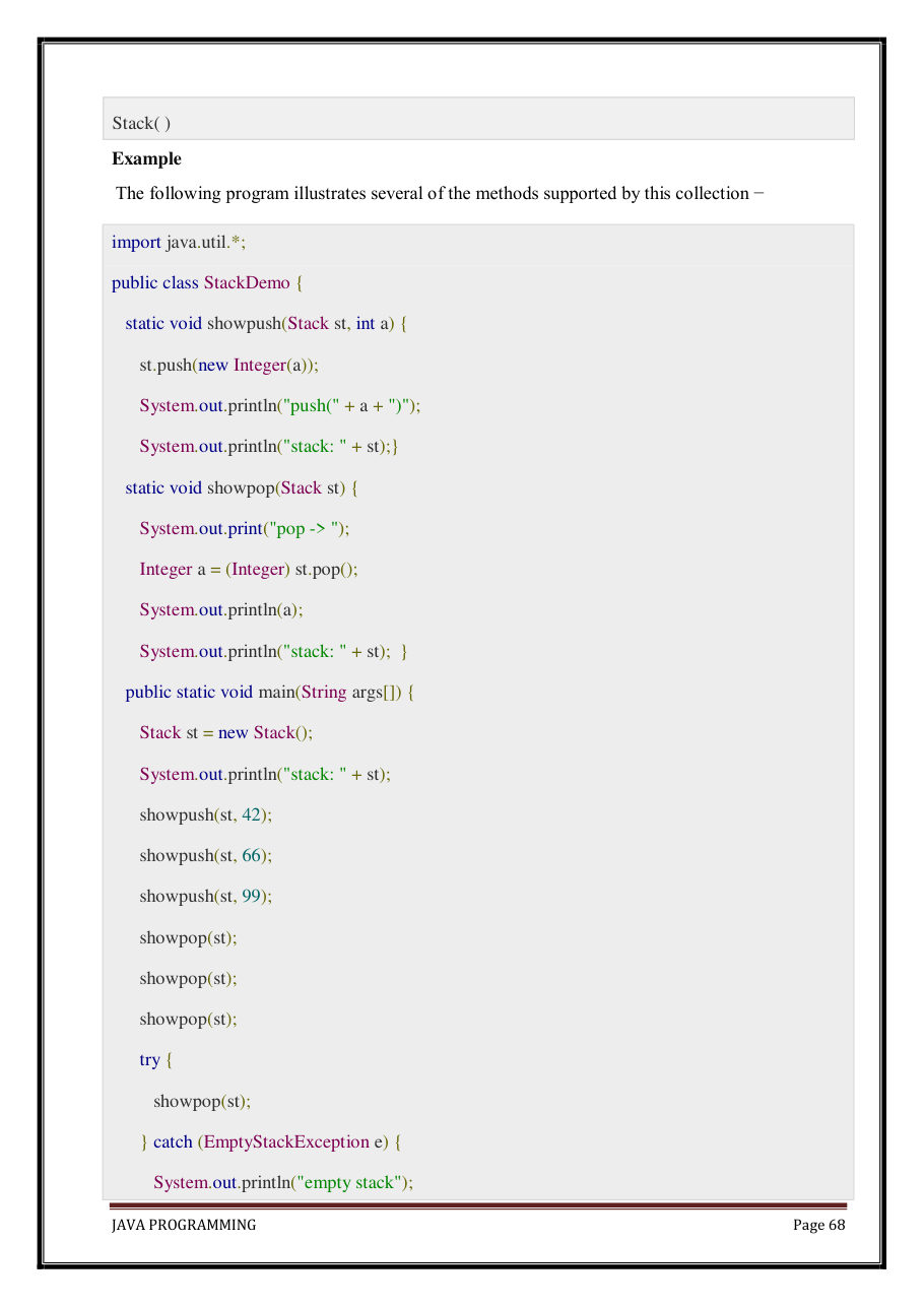Java Programming Notes for B.Tech 2nd Sem — page 74