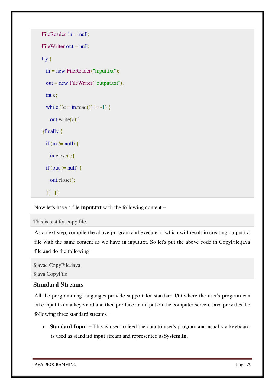 Java Programming Notes for B.Tech 2nd Sem — page 85