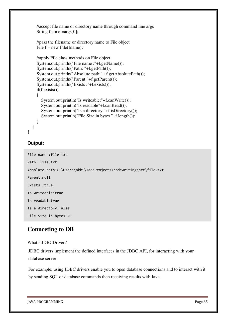Java Programming Notes for B.Tech 2nd Sem — page 91