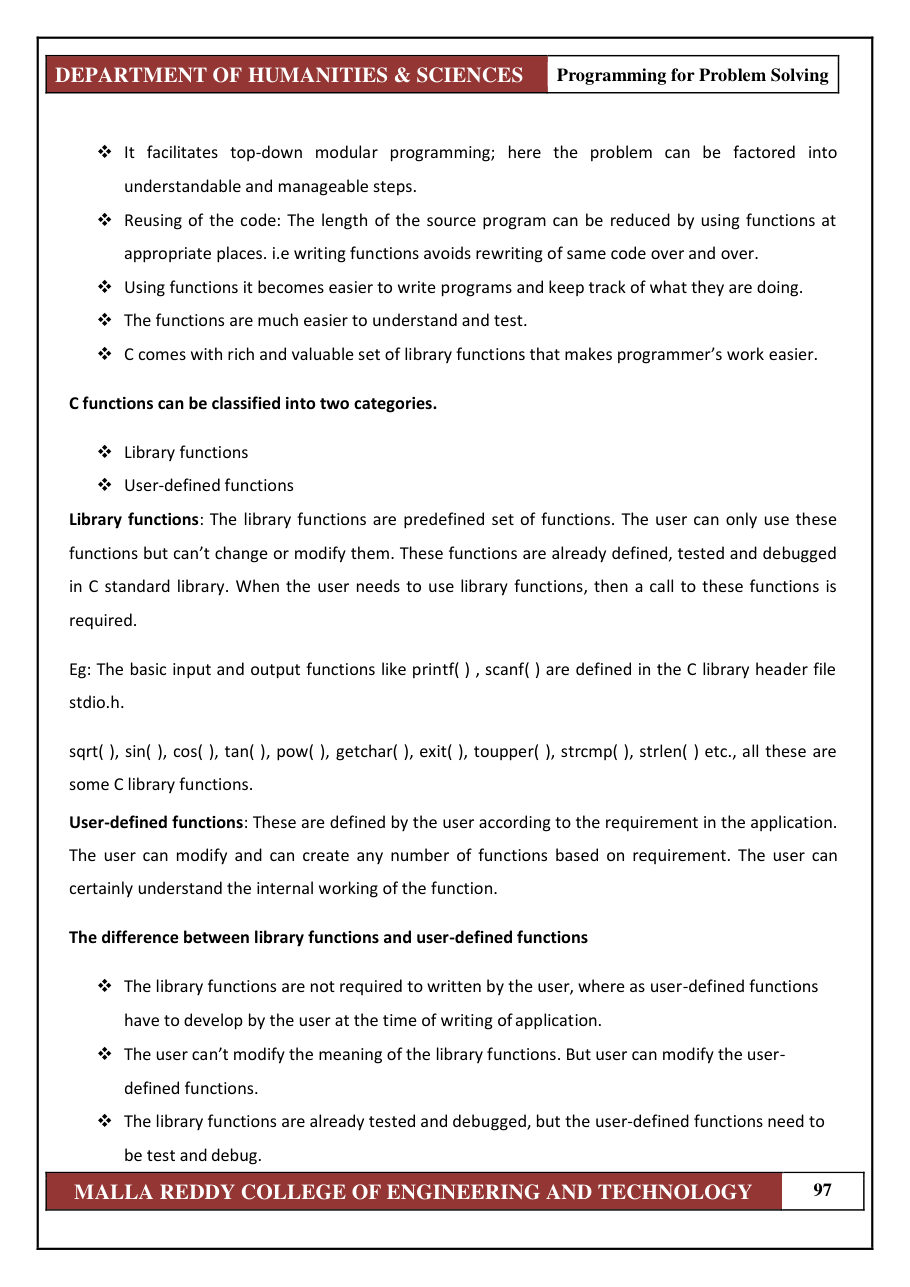 PROGRAMMING FOR PROBLEM SOLVING 1 — page 103