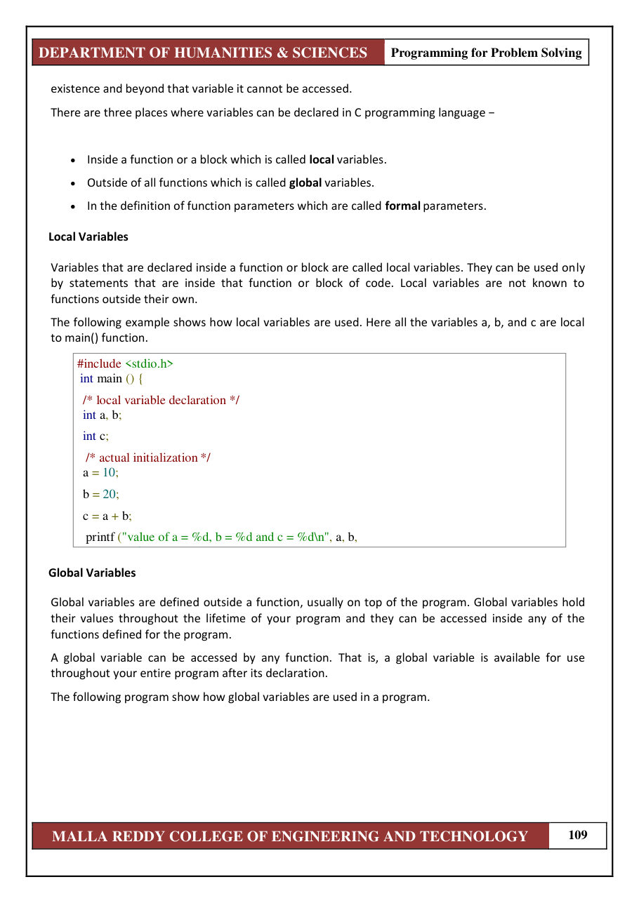 PROGRAMMING FOR PROBLEM SOLVING 1 — page 115