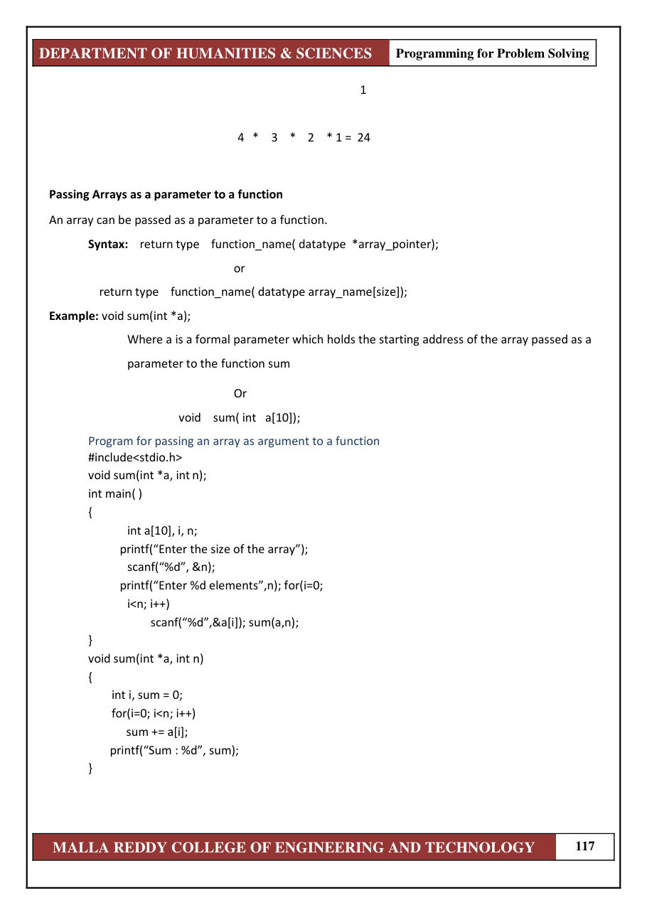 PROGRAMMING FOR PROBLEM SOLVING 1 — page 123