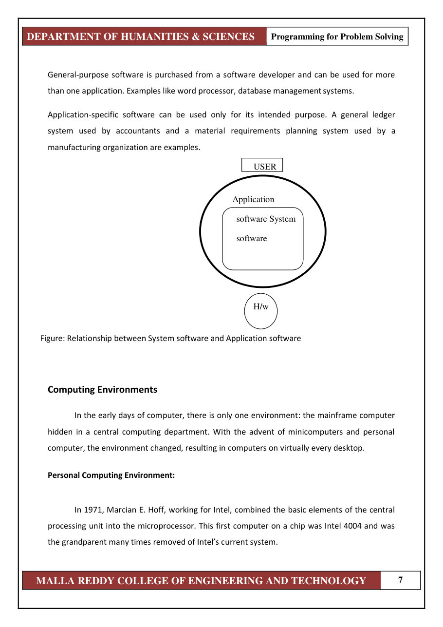 PROGRAMMING FOR PROBLEM SOLVING 1 — page 13
