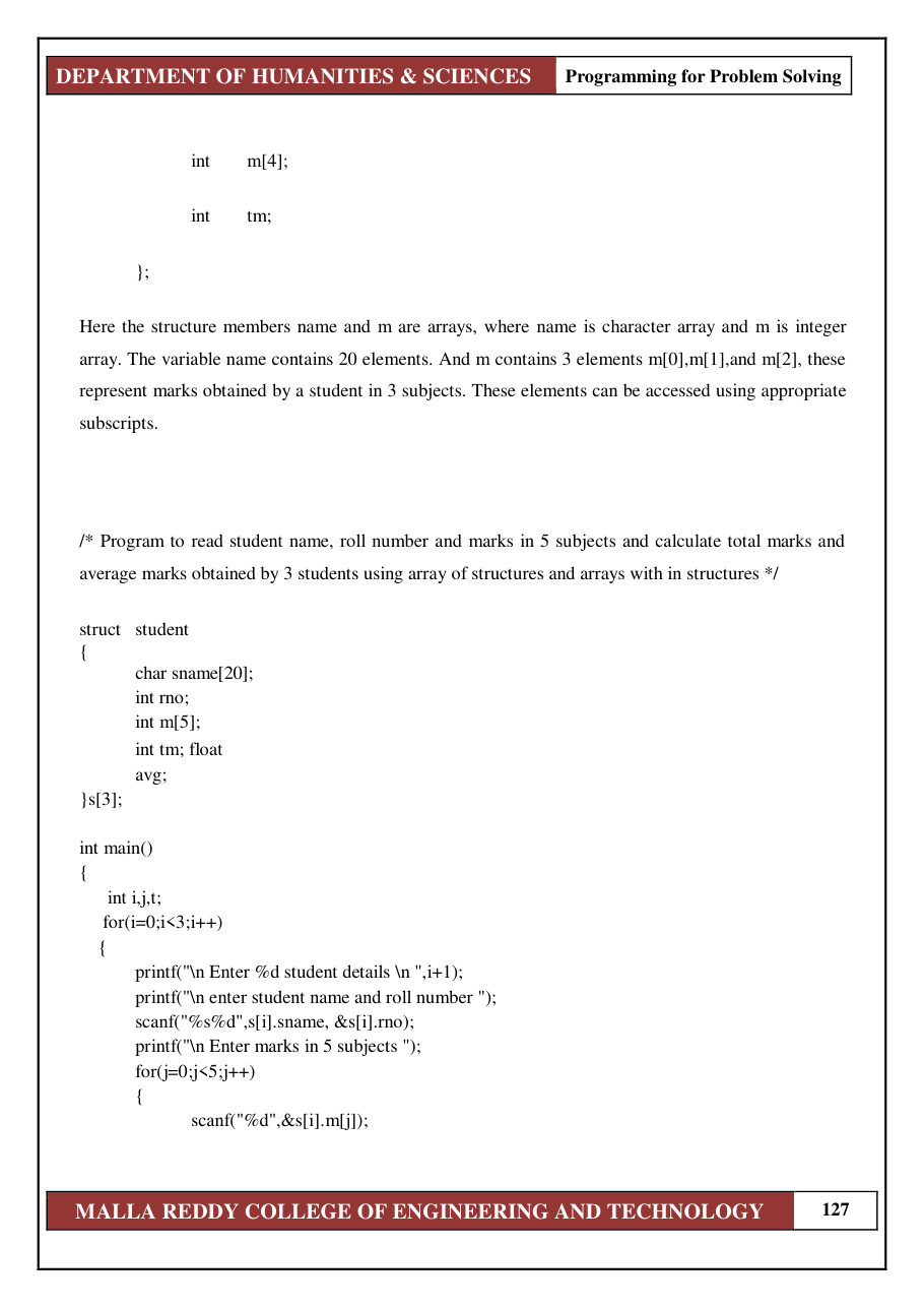 PROGRAMMING FOR PROBLEM SOLVING 1 — page 133
