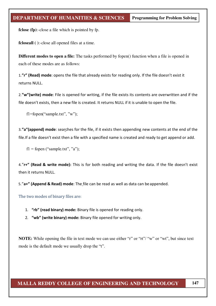 PROGRAMMING FOR PROBLEM SOLVING 1 — page 153