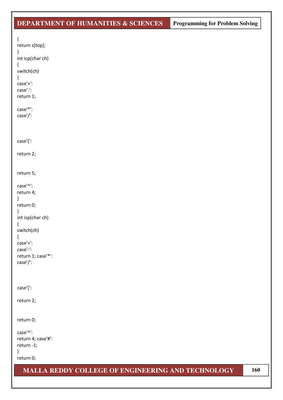 PROGRAMMING FOR PROBLEM SOLVING 1 — page 166