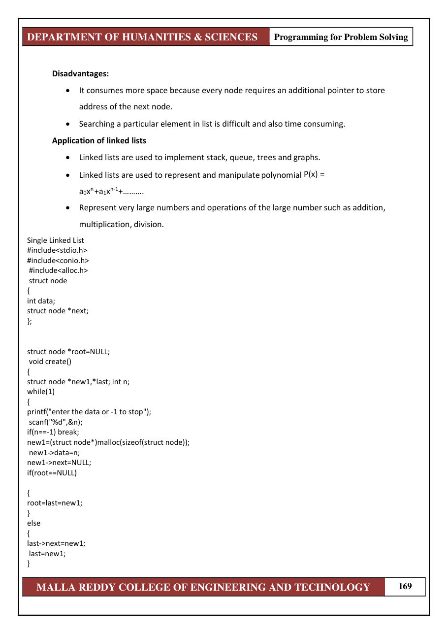PROGRAMMING FOR PROBLEM SOLVING 1 — page 175