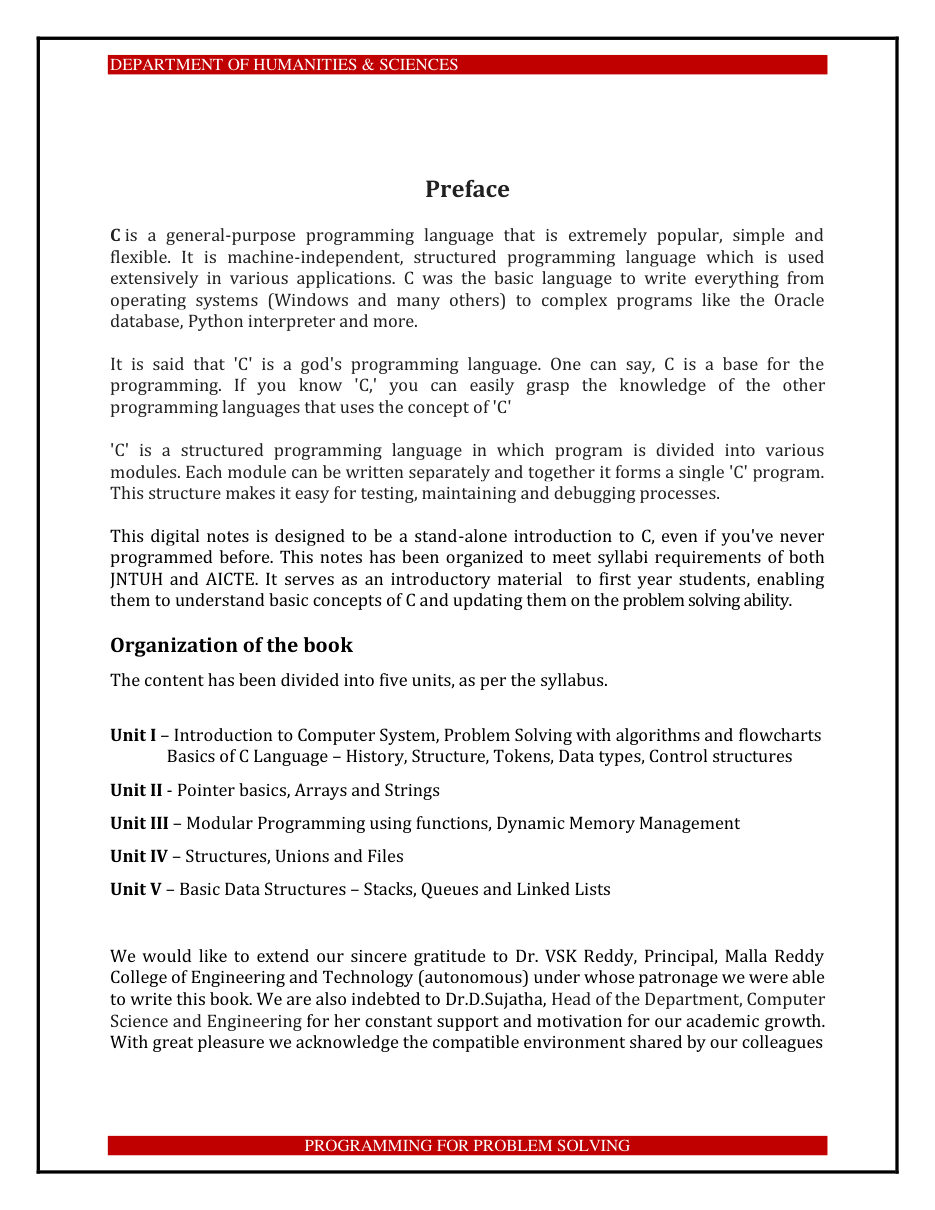 PROGRAMMING FOR PROBLEM SOLVING 1 — page 2