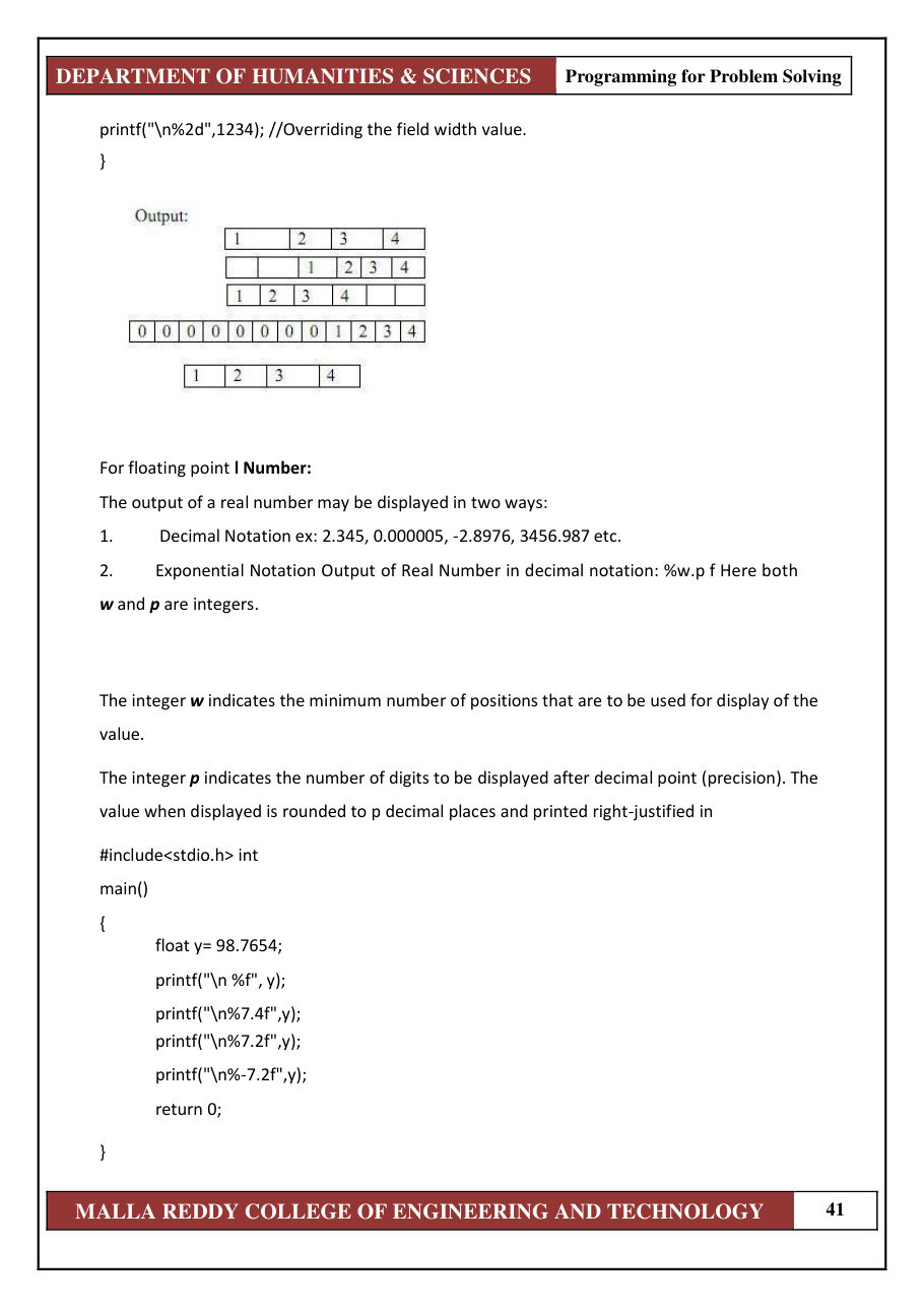 PROGRAMMING FOR PROBLEM SOLVING 1 — page 47