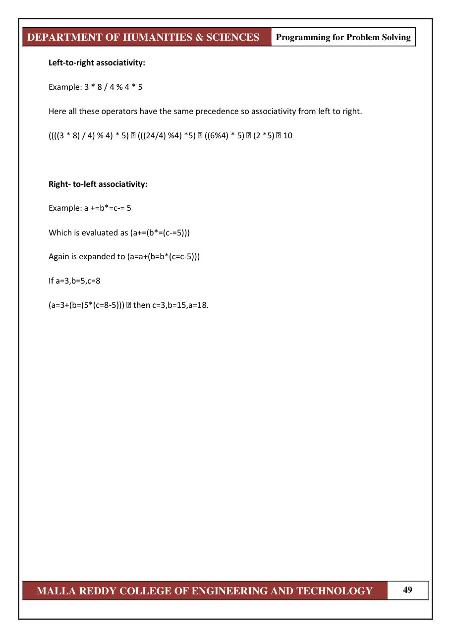 PROGRAMMING FOR PROBLEM SOLVING 1 — page 55