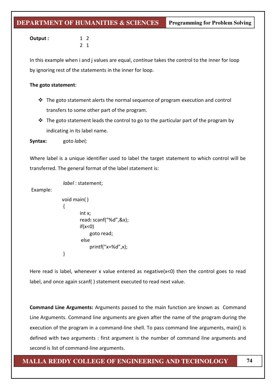 PROGRAMMING FOR PROBLEM SOLVING 1 — page 80