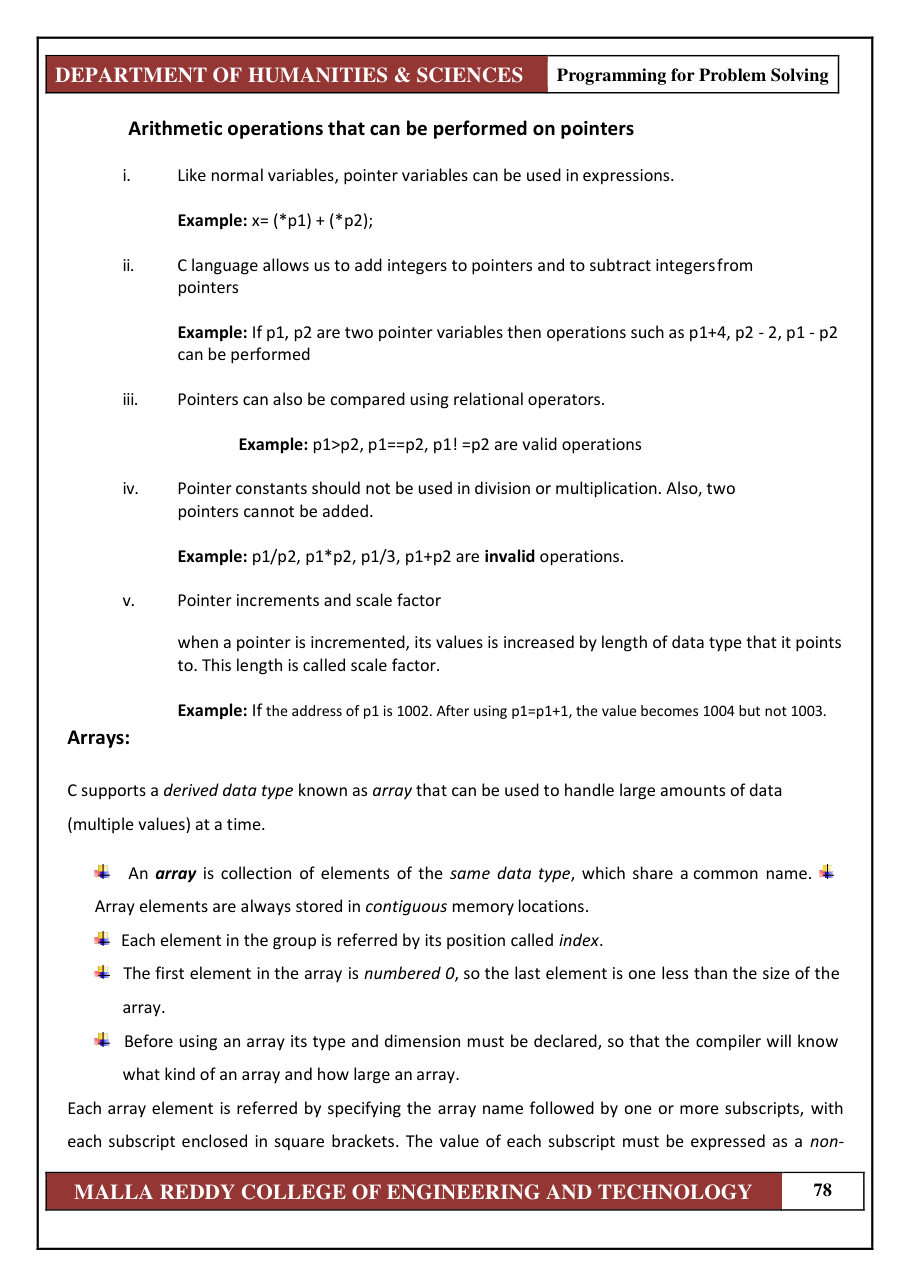 PROGRAMMING FOR PROBLEM SOLVING 1 — page 84