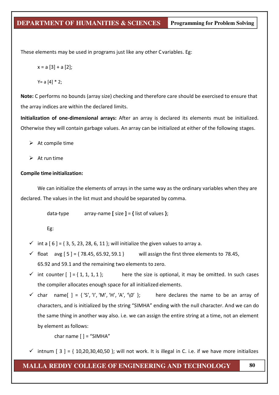 PROGRAMMING FOR PROBLEM SOLVING 1 — page 86