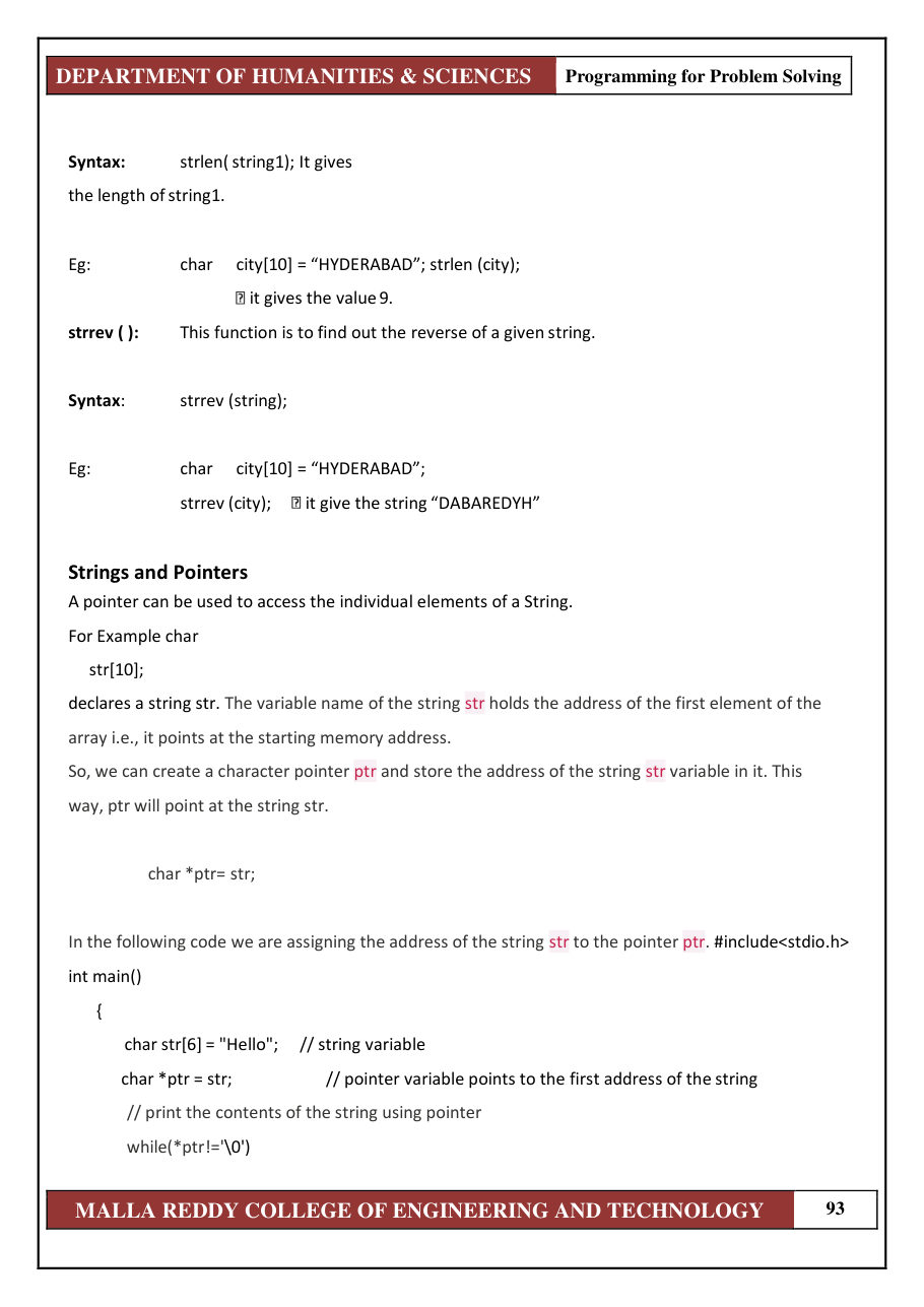 PROGRAMMING FOR PROBLEM SOLVING 1 — page 99