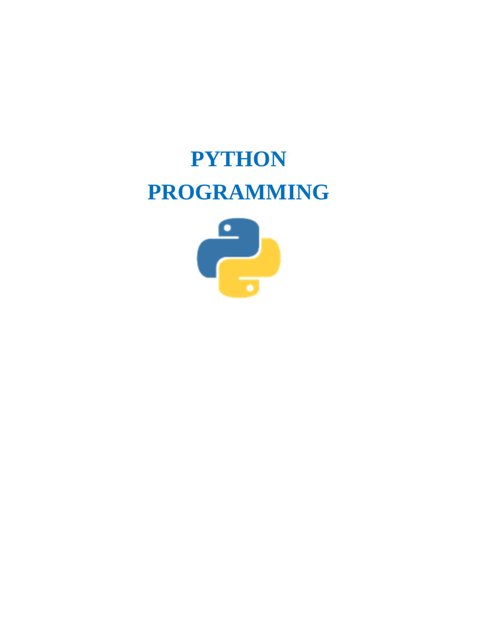 Python Programming Notes — page 2