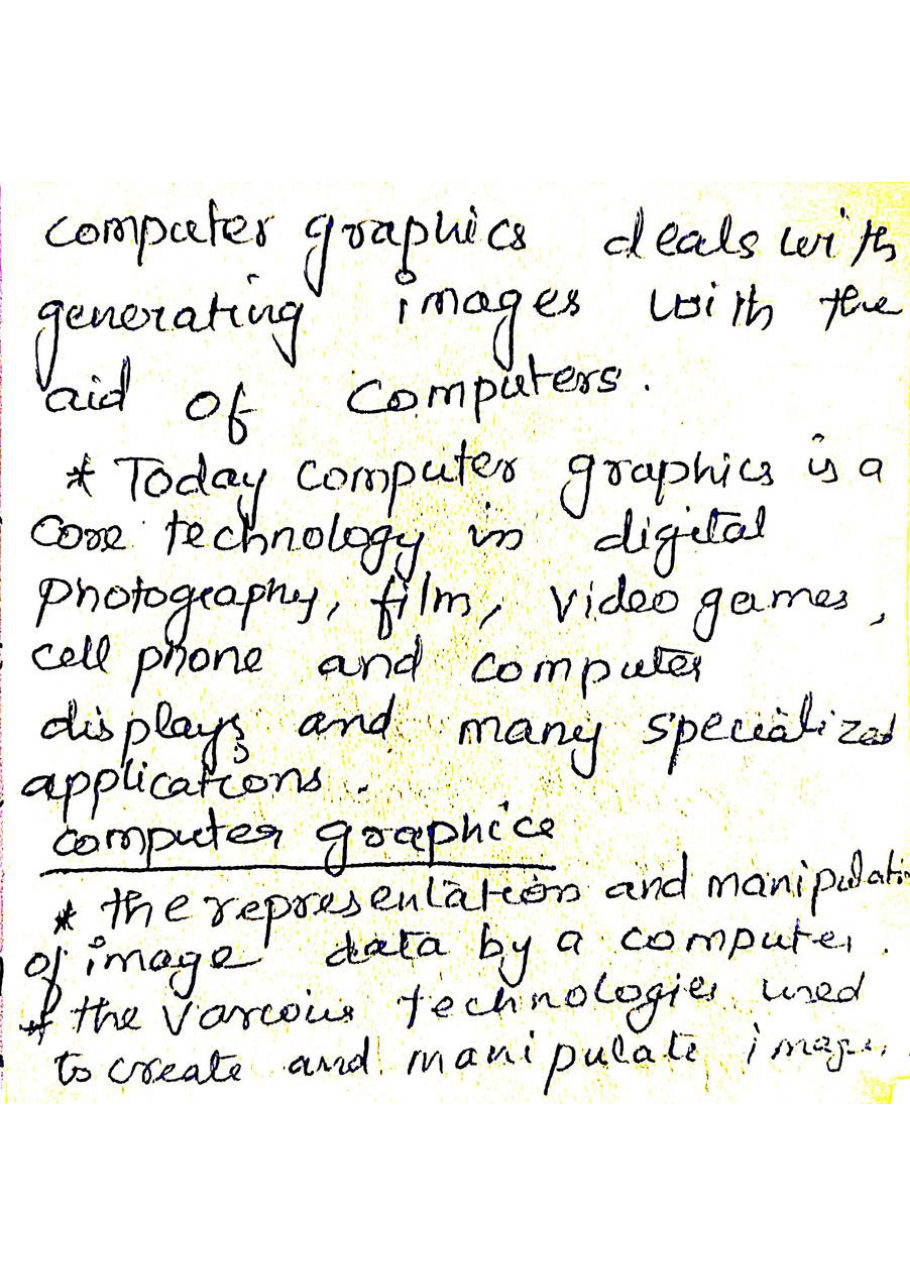Computer Graphics — page 2