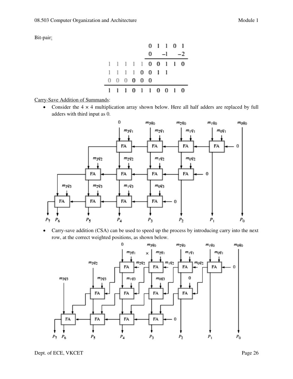 Computer Organization and Architecture — page 26