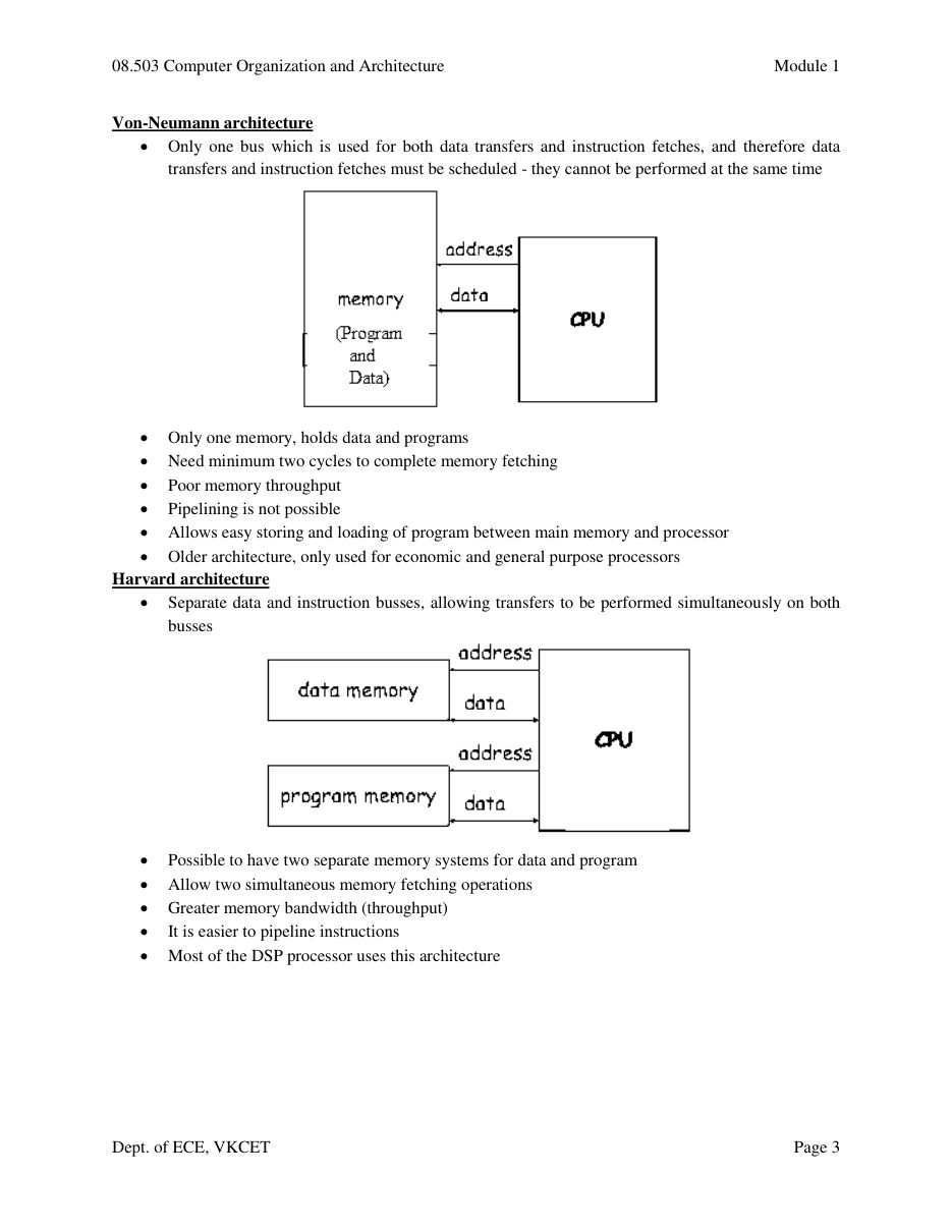 Computer Organization and Architecture — page 3