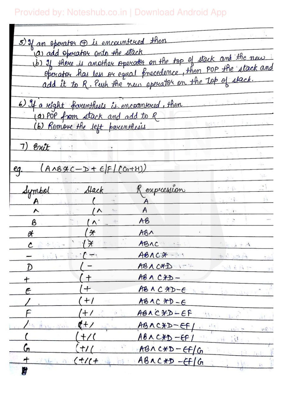 Data Structures Handwritten Notes — page 18
