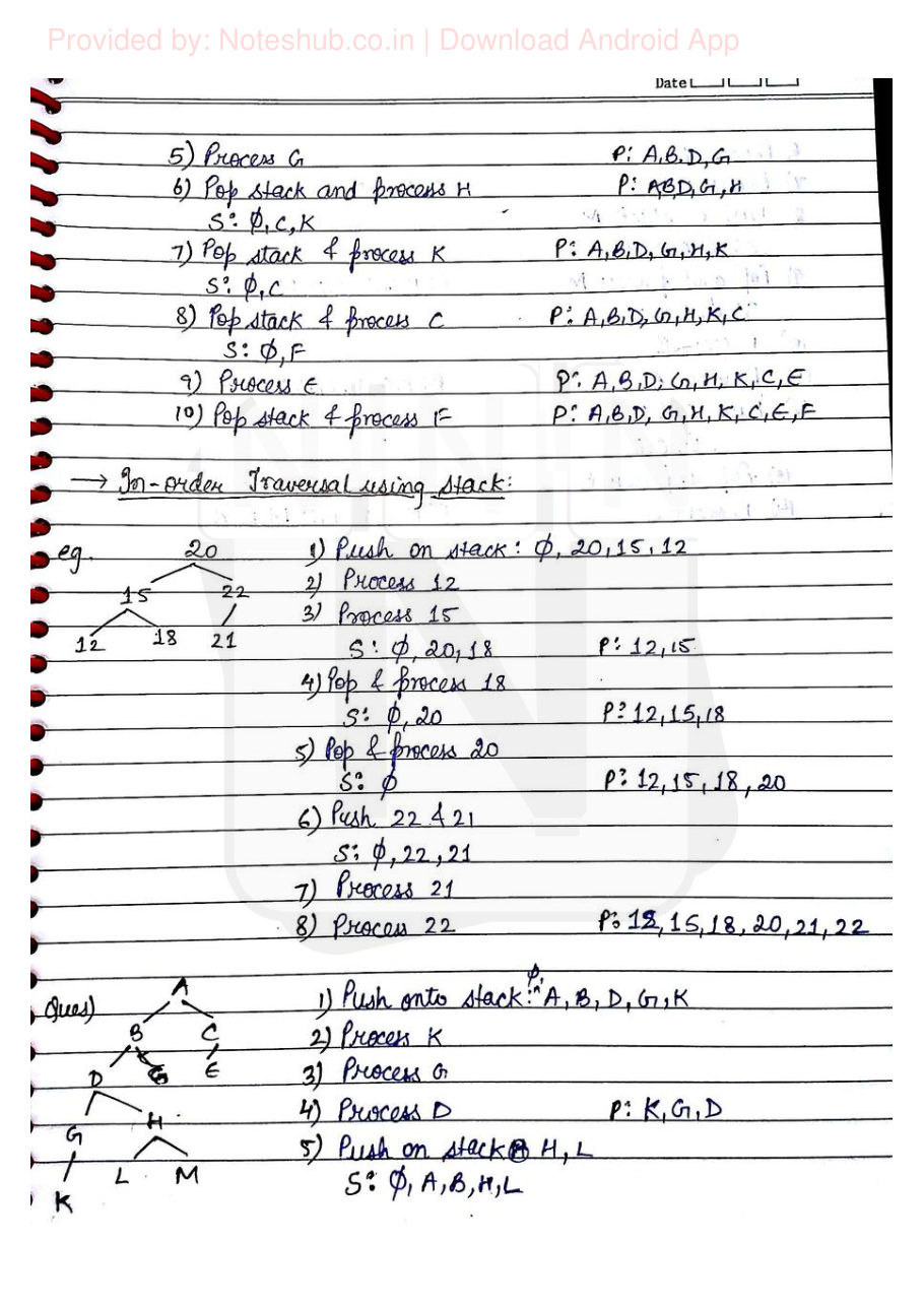 Data Structures Handwritten Notes — page 27
