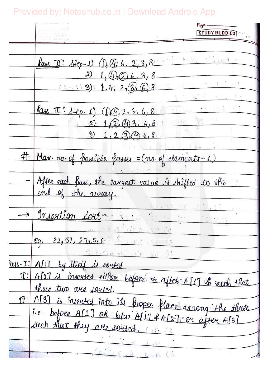 Data Structures Handwritten Notes — page 76