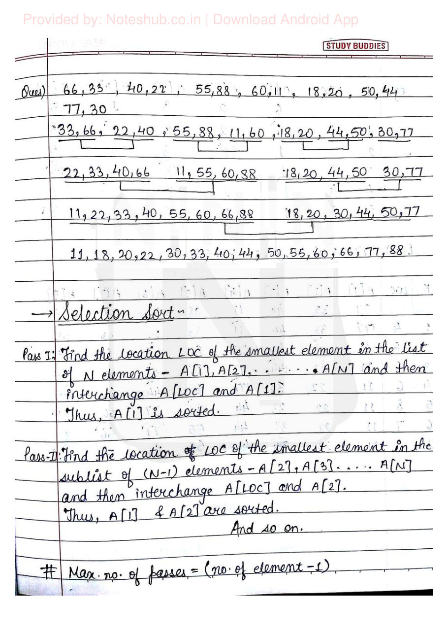 Data Structures Handwritten Notes — page 79