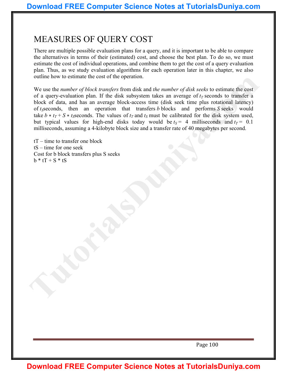 Database Management System Notes PDF — page 107