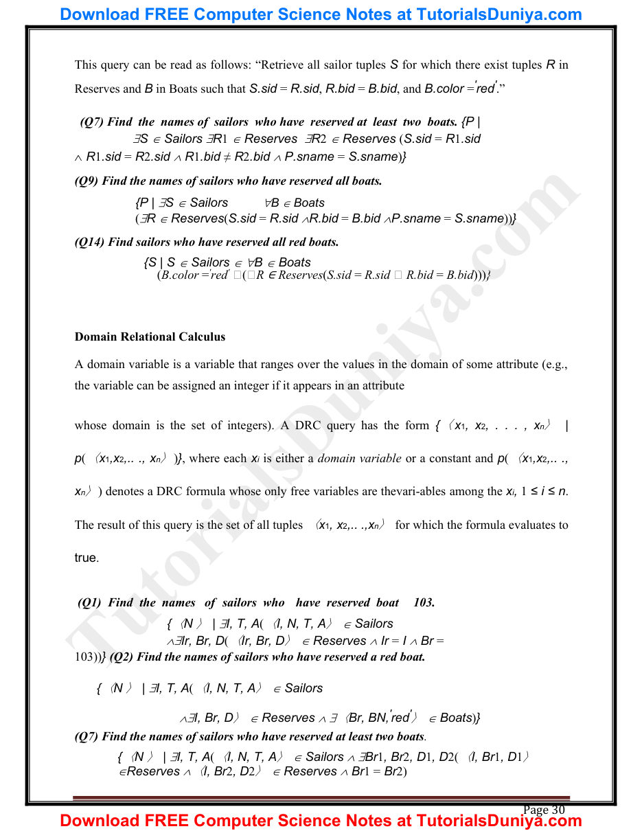 Database Management System Notes PDF — page 33