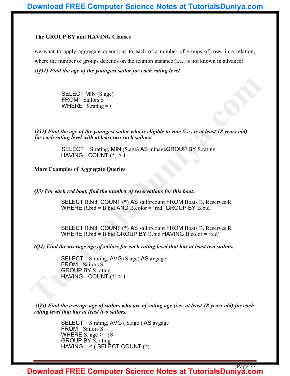 Database Management System Notes PDF — page 40