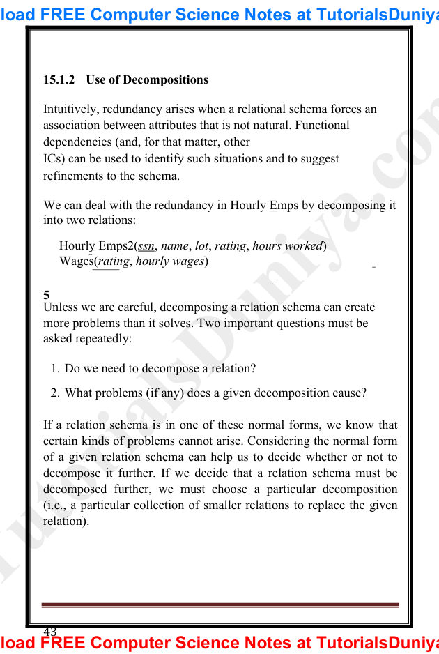 Database Management System Notes PDF — page 47