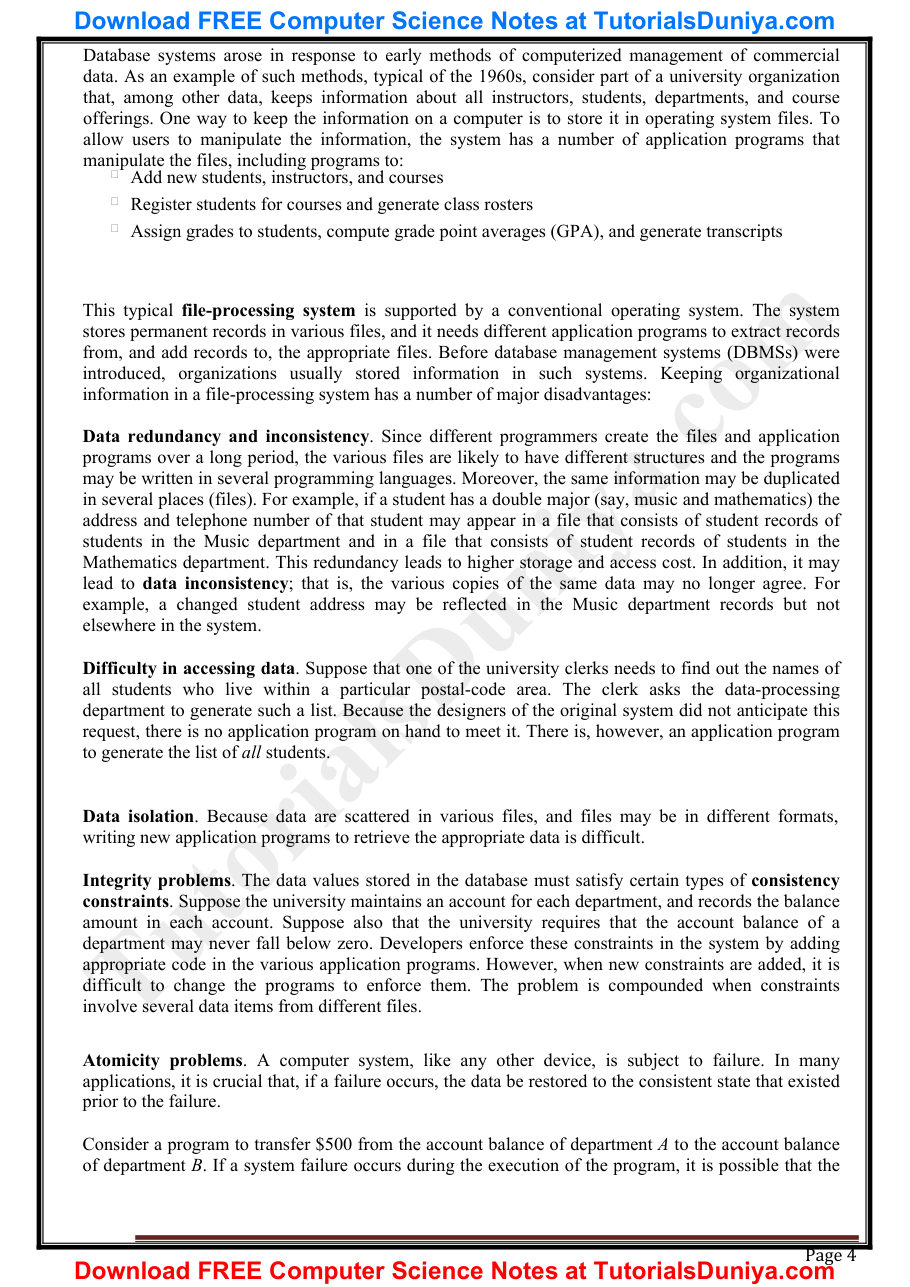 Database Management System Notes PDF — page 5
