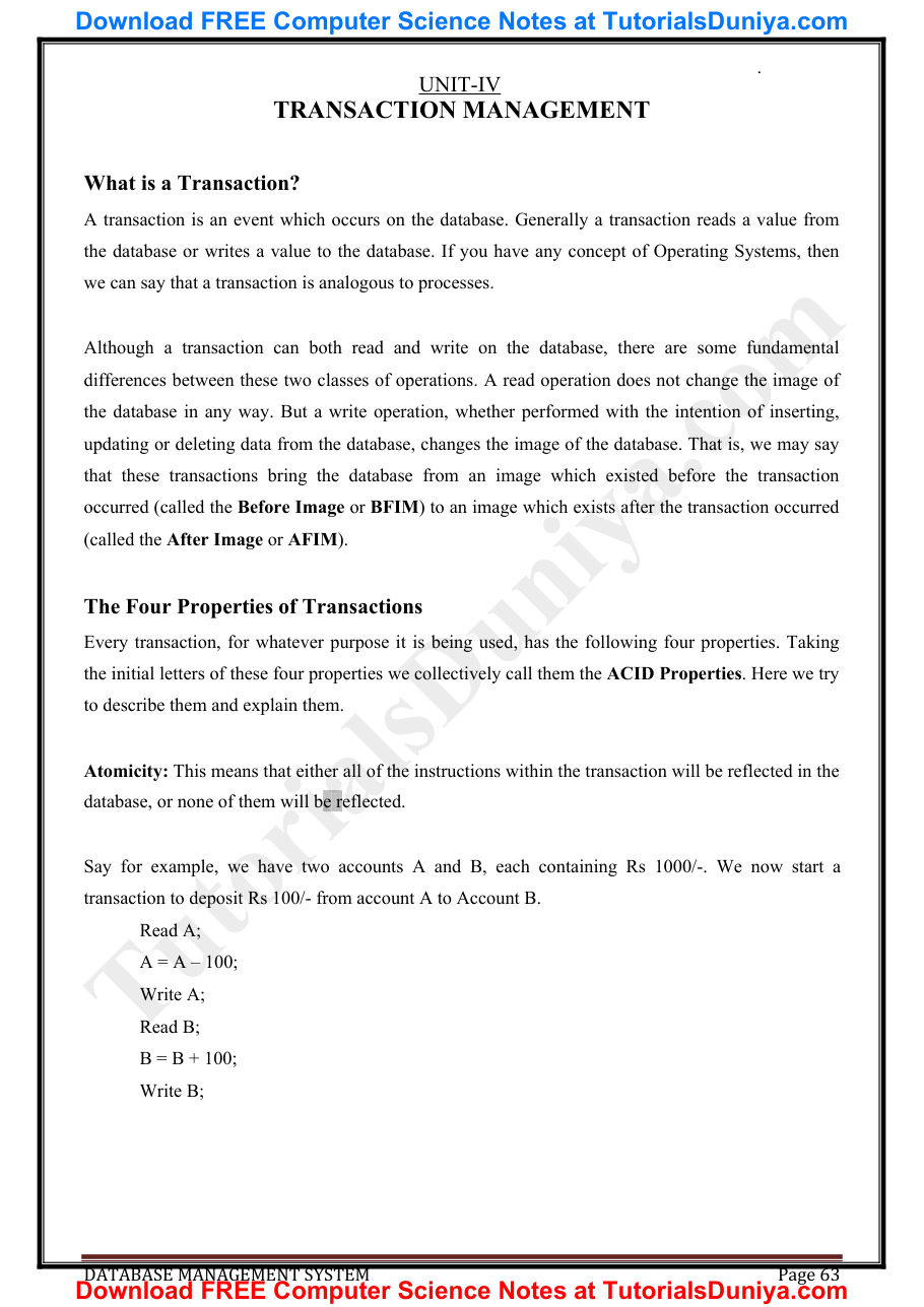 Database Management System Notes PDF — page 68