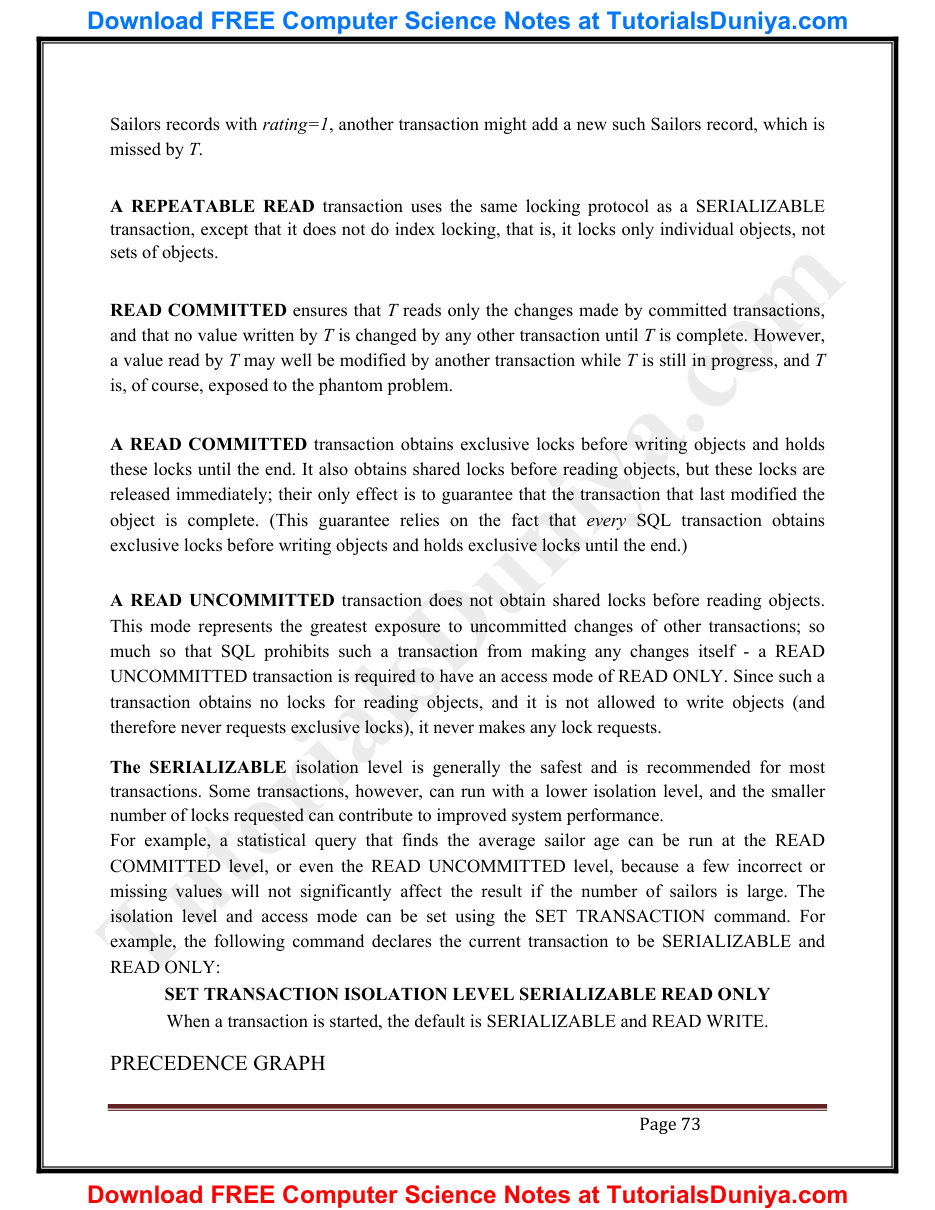 Database Management System Notes PDF — page 79