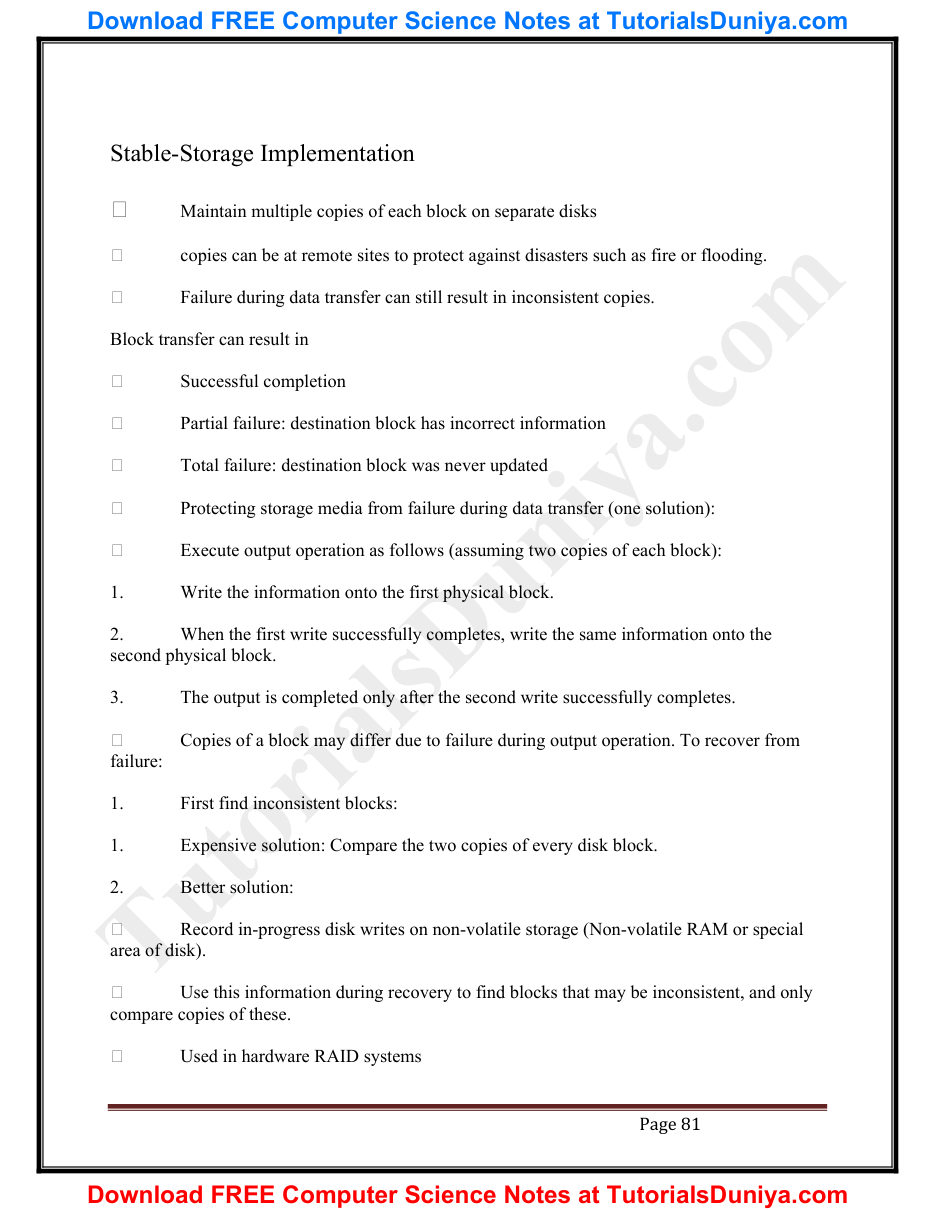 Database Management System Notes PDF — page 87