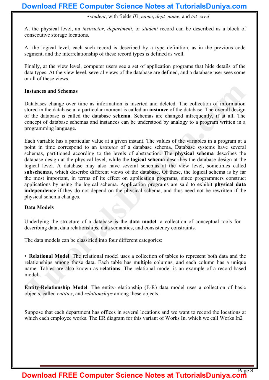 Database Management System Notes PDF — page 9