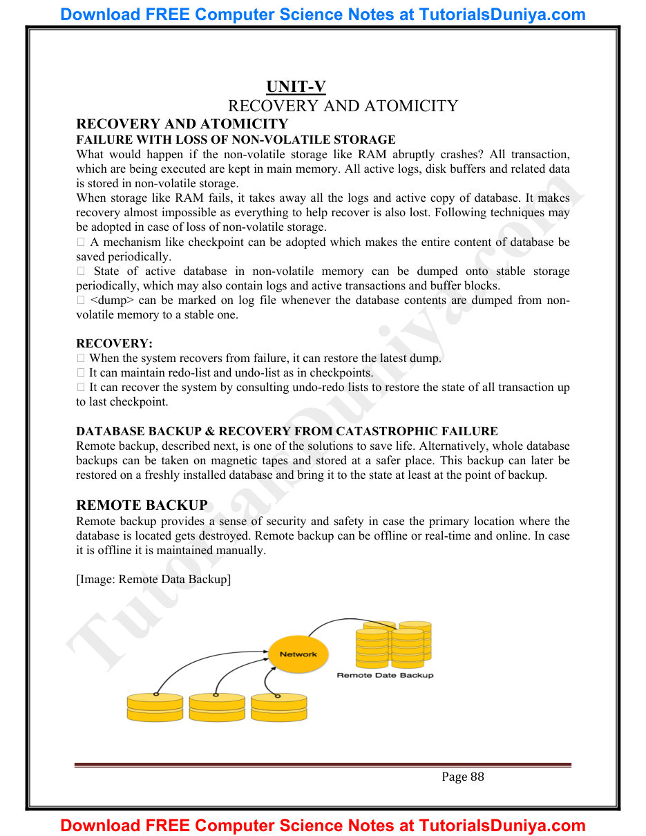 Database Management System Notes PDF — page 95