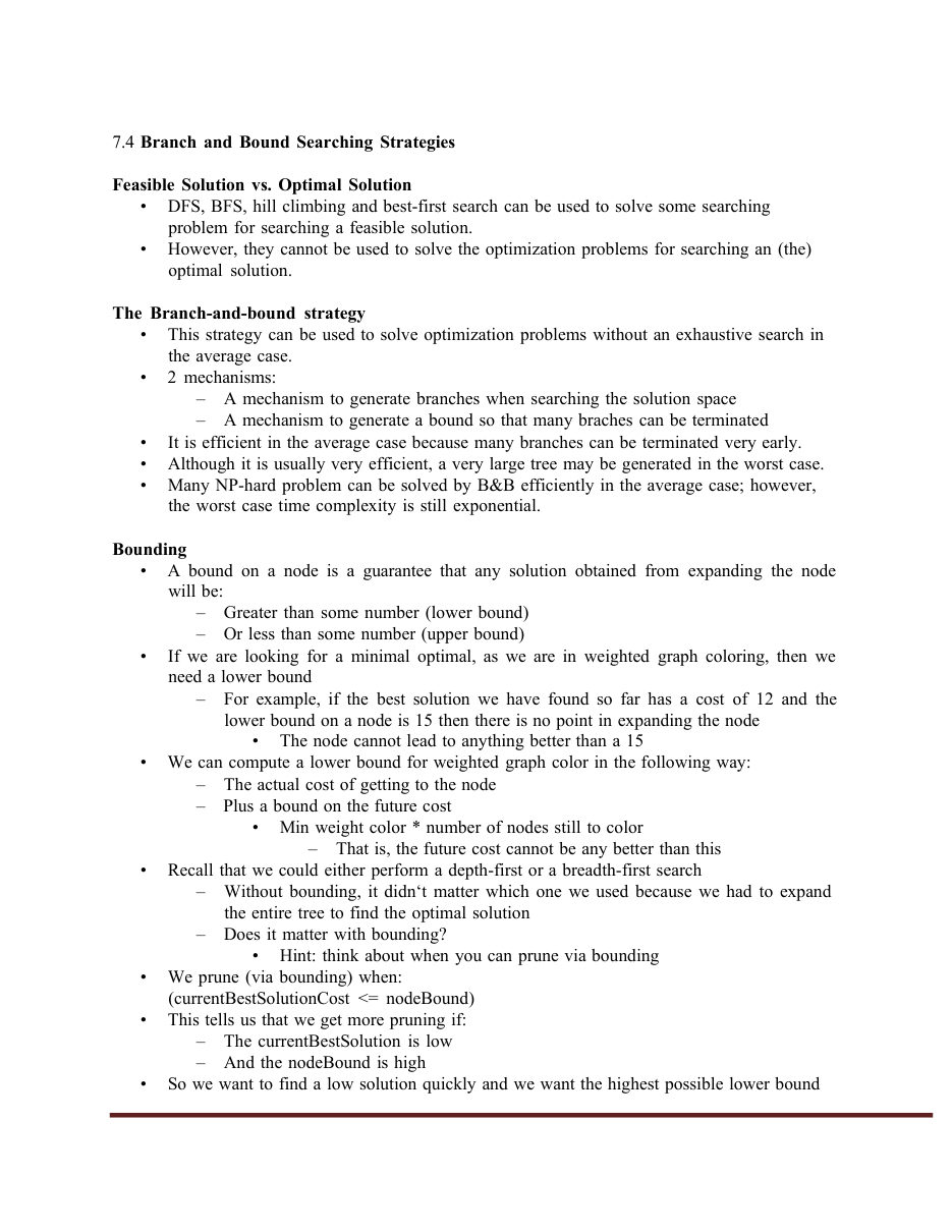 Design and Analysis of Algorithms DAA Notes — page 112
