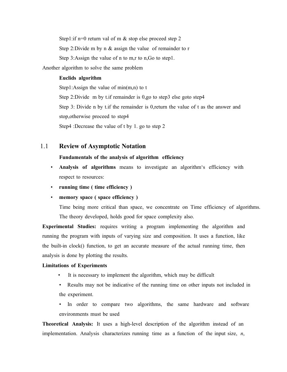 Design and Analysis of Algorithms DAA Notes — page 3