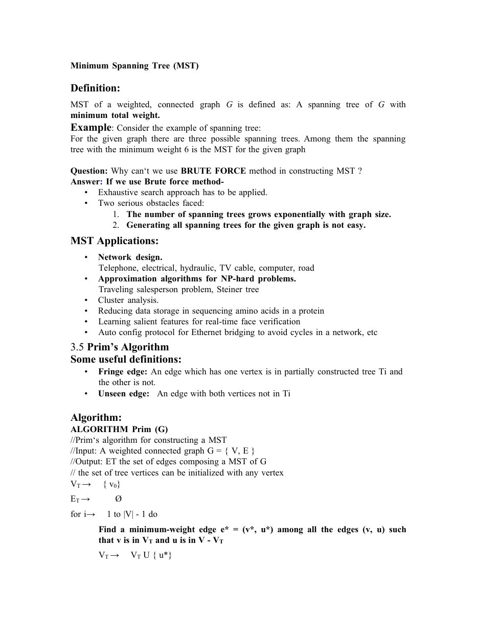 Design and Analysis of Algorithms DAA Notes — page 39