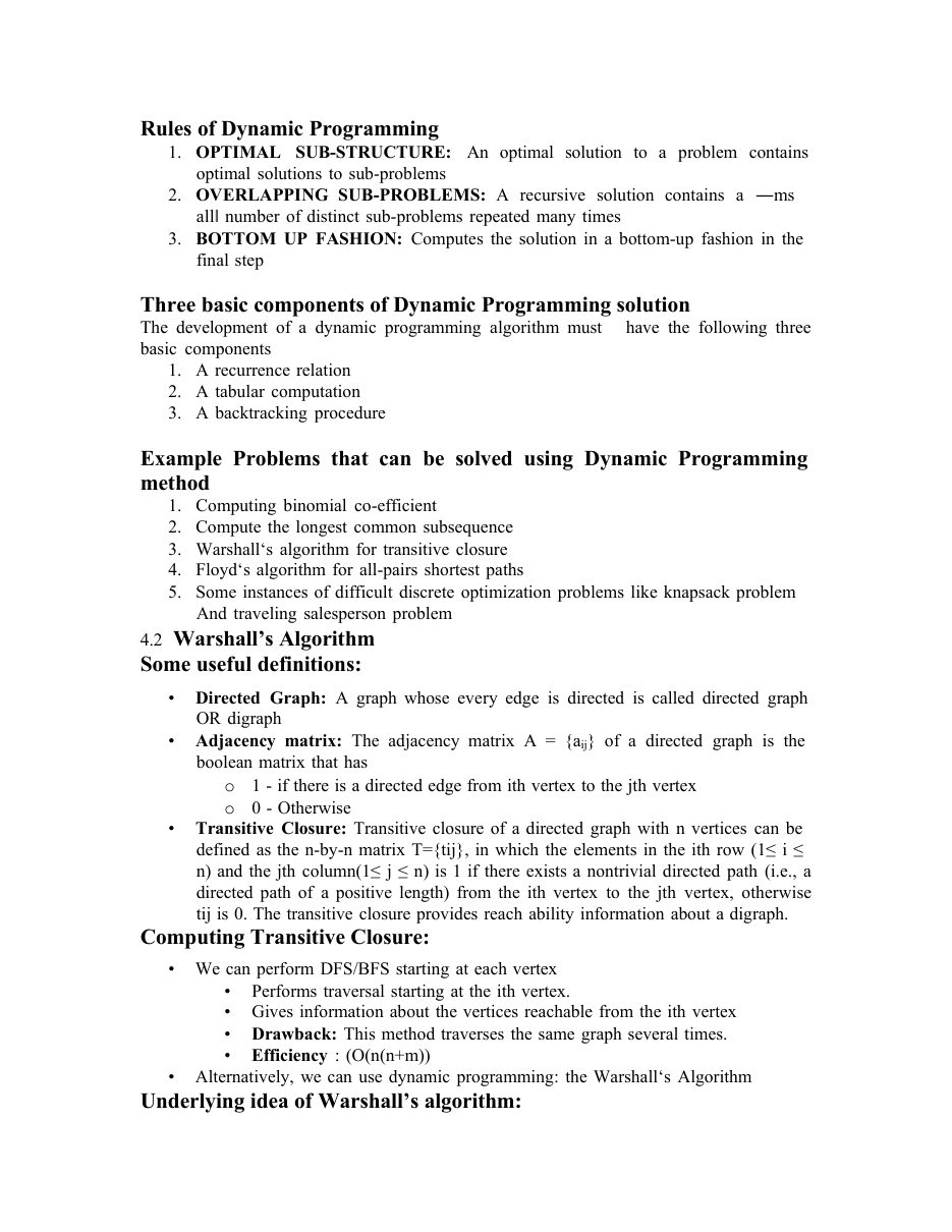 Design and Analysis of Algorithms DAA Notes — page 50