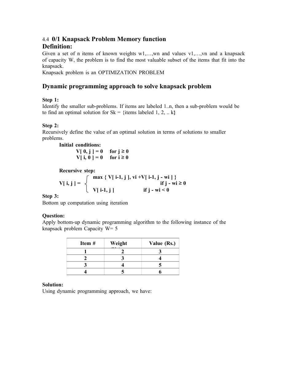 Design and Analysis of Algorithms DAA Notes — page 56