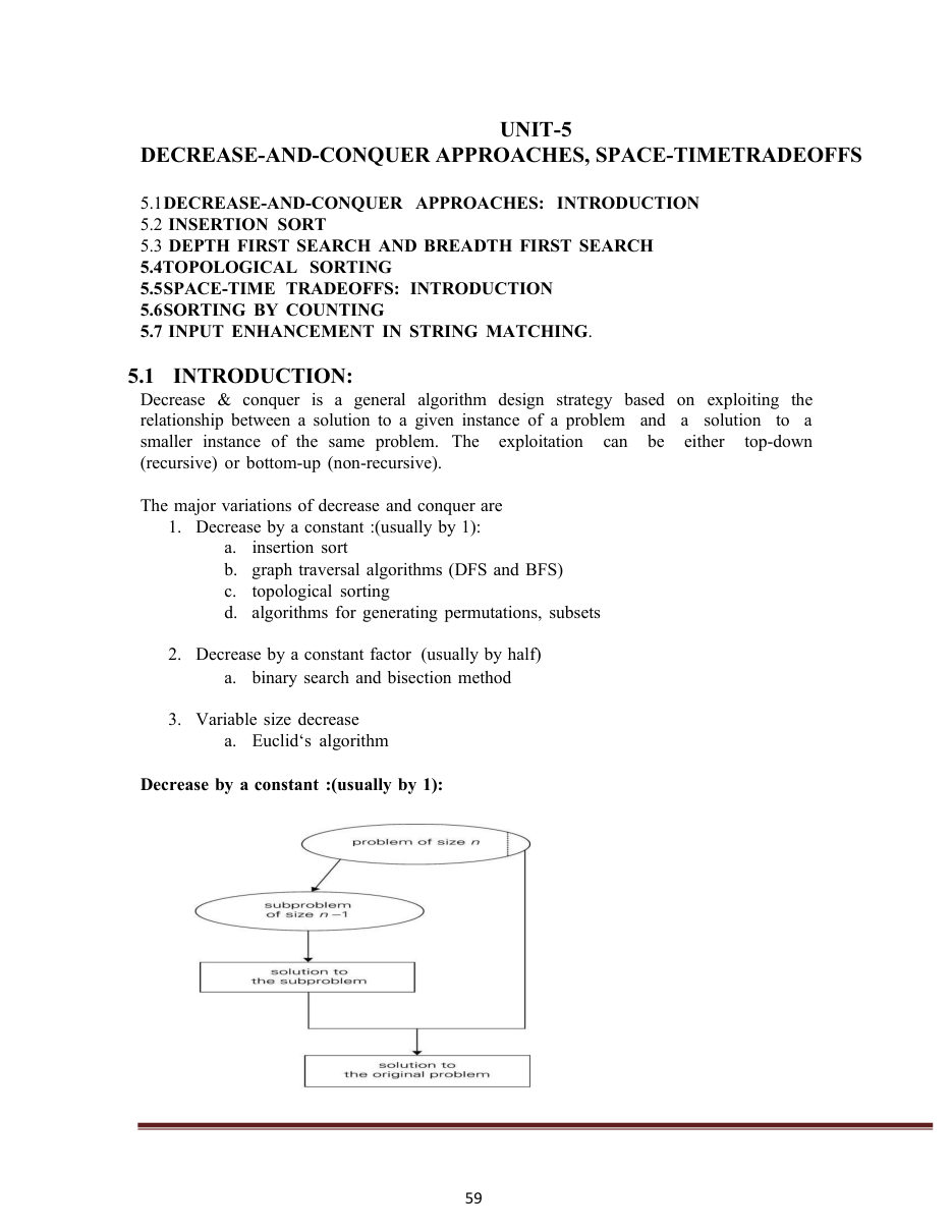 Design and Analysis of Algorithms DAA Notes — page 64