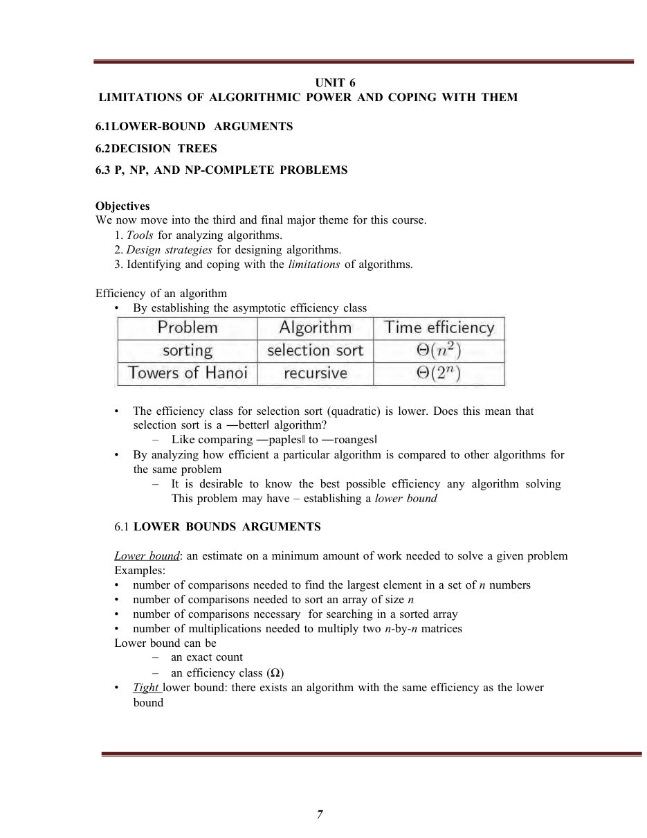 Design and Analysis of Algorithms DAA Notes — page 84